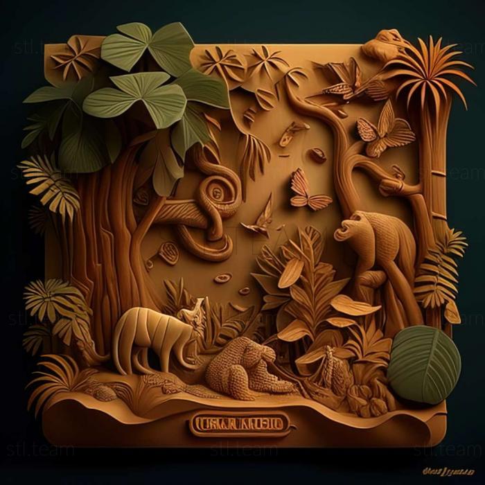 3D model The Jungle Book game (STL)